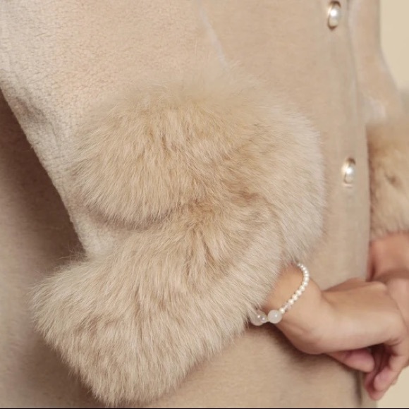 Santinni London 100% Lambswool Coat - Picture 3 of 5